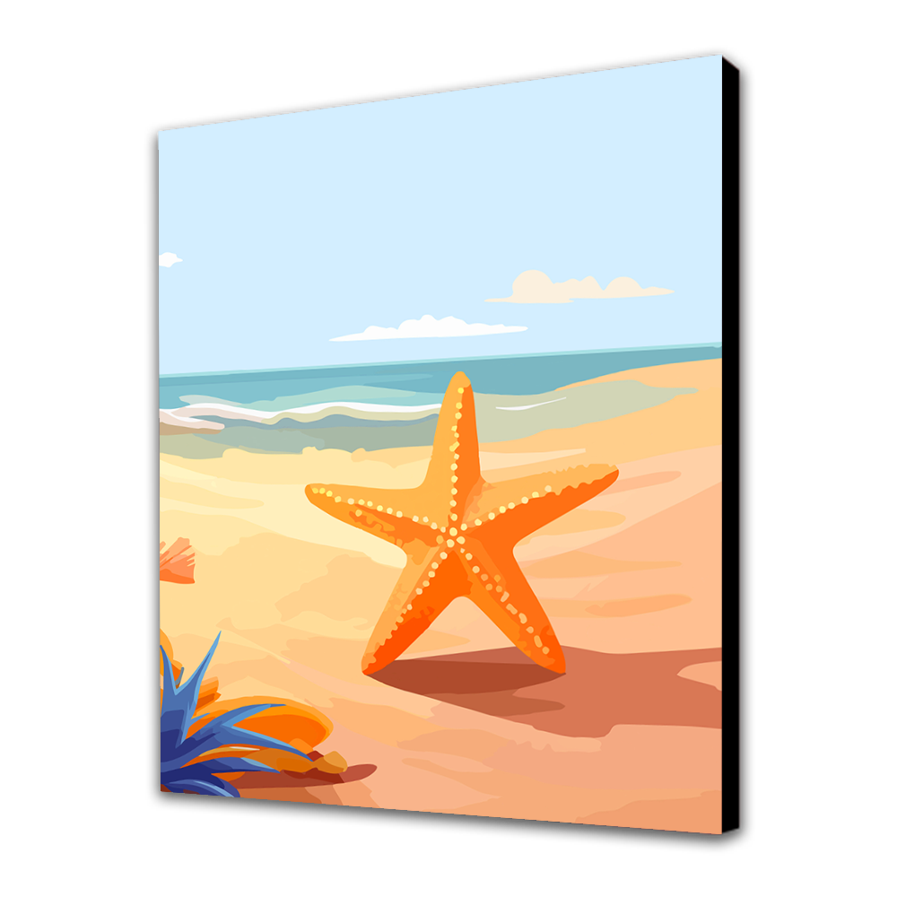 Estrelas do mar na areia