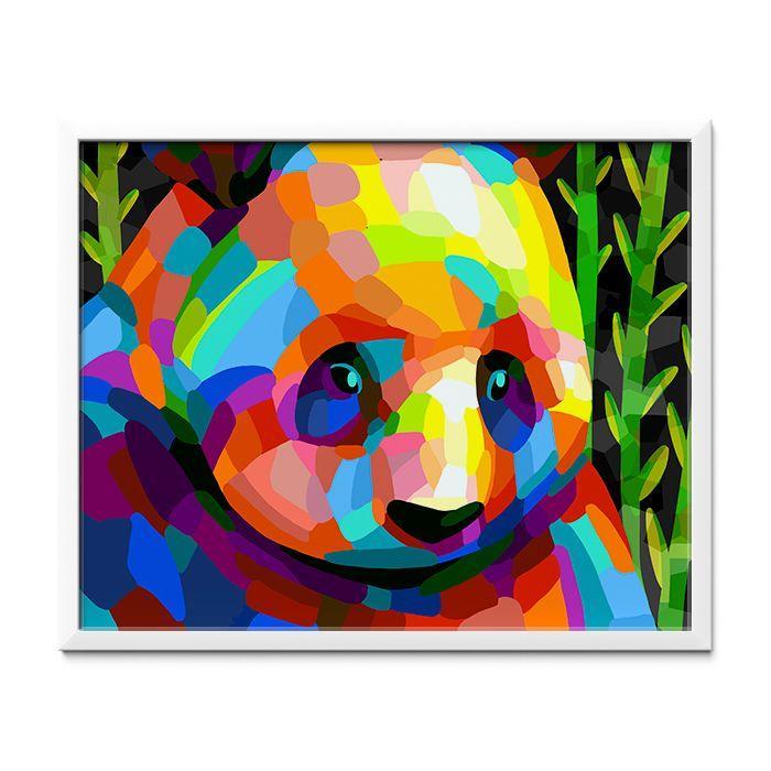 Panda colorida