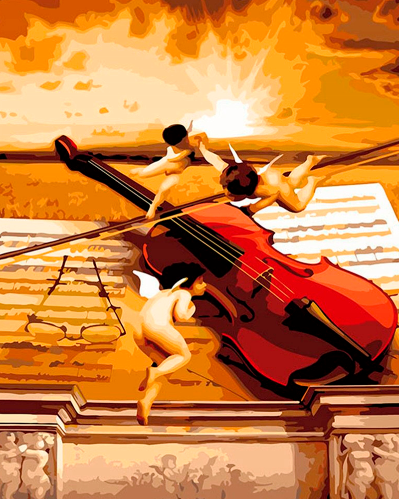 Violino e anjos