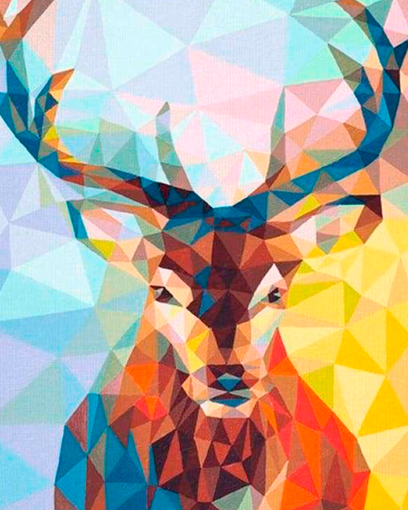 Deer abstrato