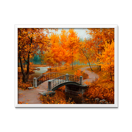 Ponte cênica de outono