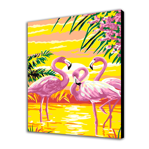 Flamingos brilhantes