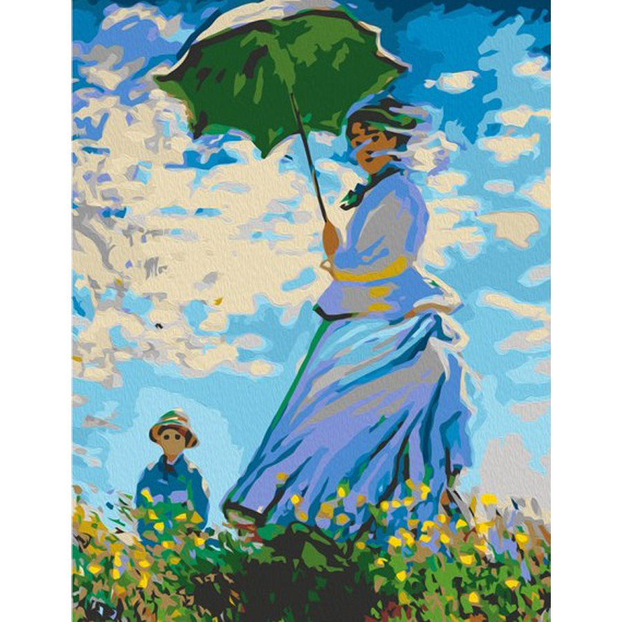 Claude Monet "Mulher com um parasol"