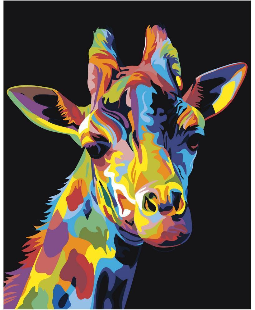 Girafa colorida