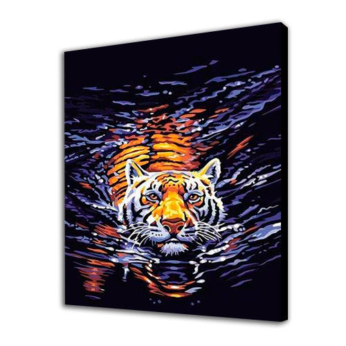 Tigre na água